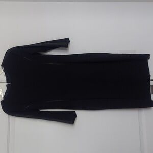 Elie Tahari Black Long Sleeve Midi Classic Dress Size 8
